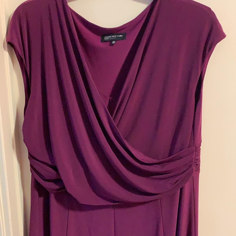 Jones New York size 18 w plum dress - Picture 5 of 5